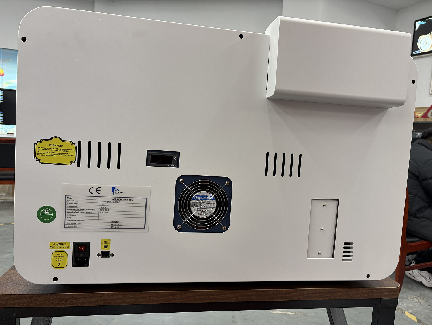 Сувенирный настольный цилиндрический УФ-принтер Allwin Mini 360